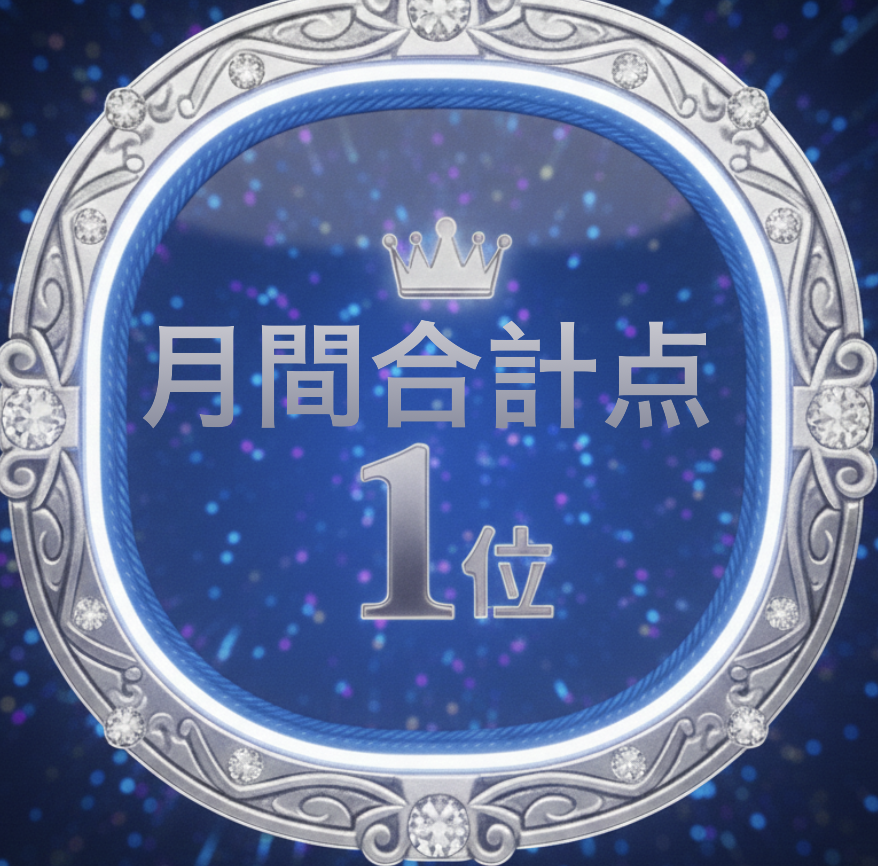 月間 合計点 1位